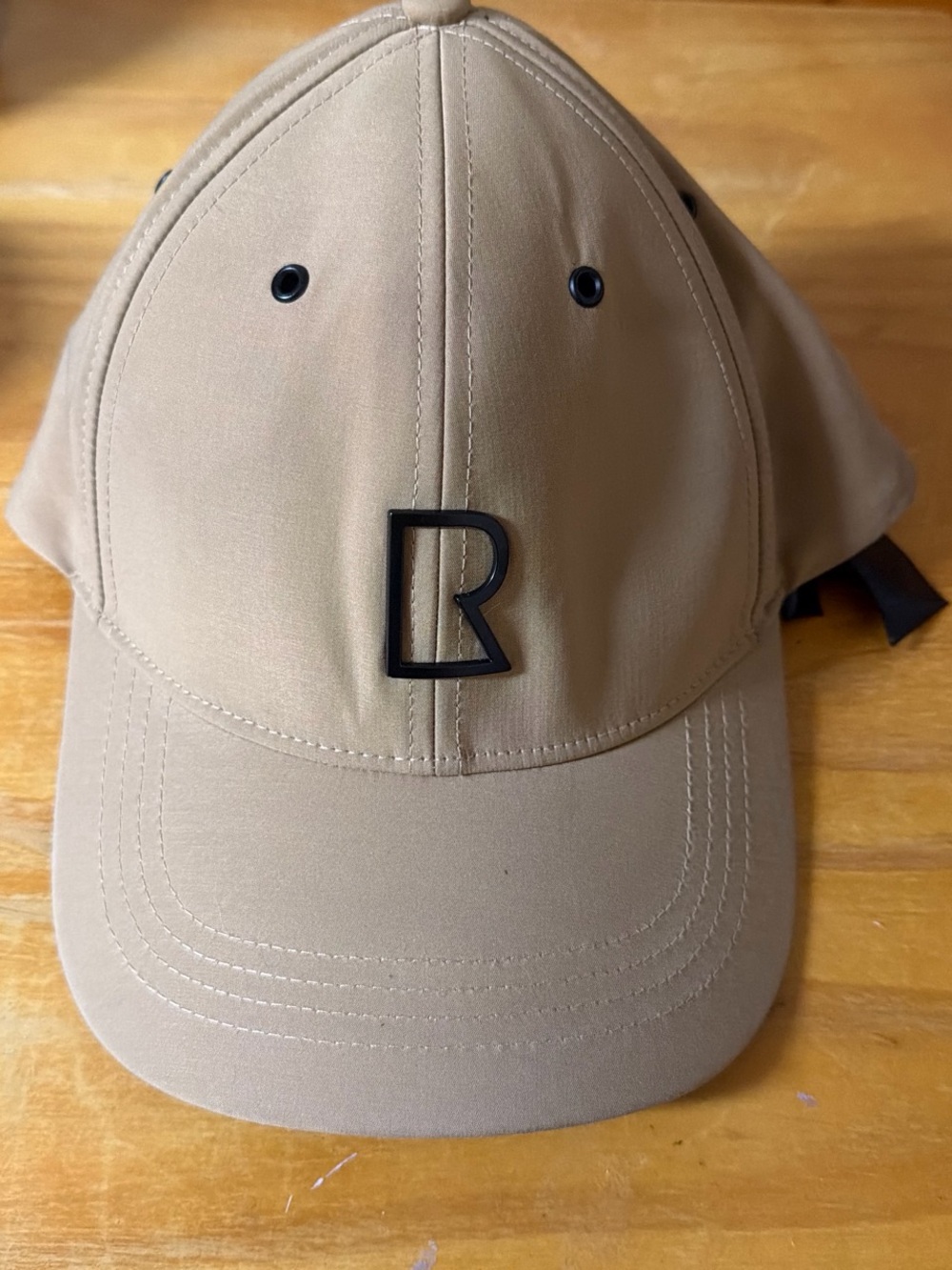 Women’s Tan Baseball Cap with Raised 'R' Rudsak Logo